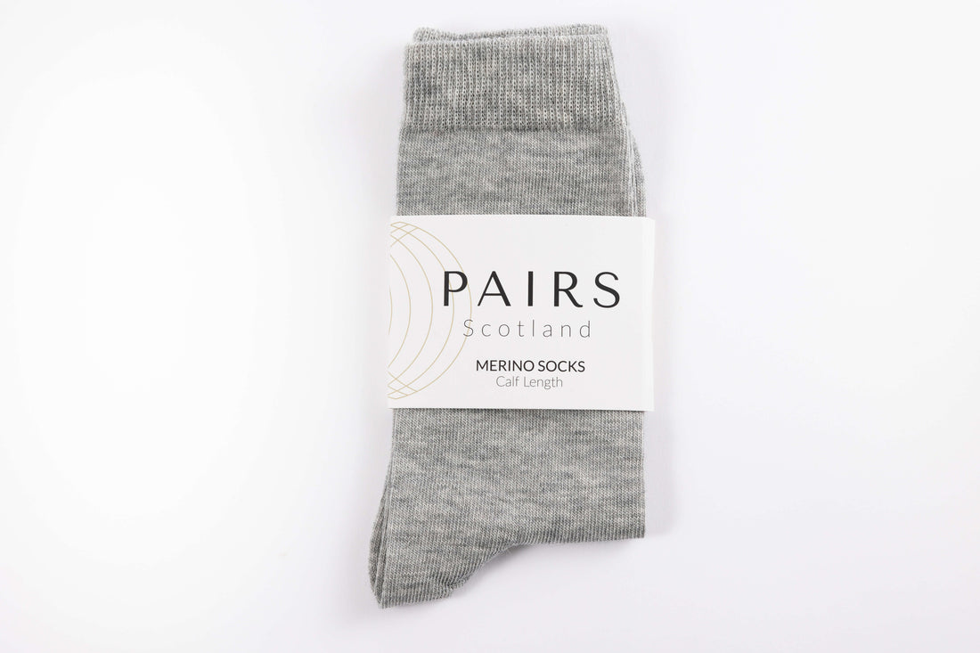 Grey Merino Socks