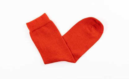 New Red Merino Socks