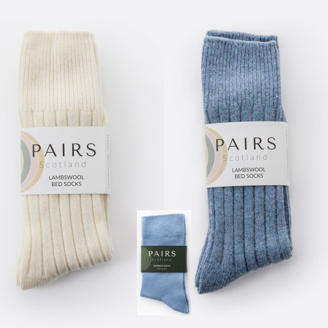 Lambswool Bed Socks – Pairs Scotland