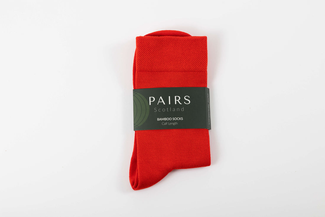 Poppy Calf Length Bamboo Socks