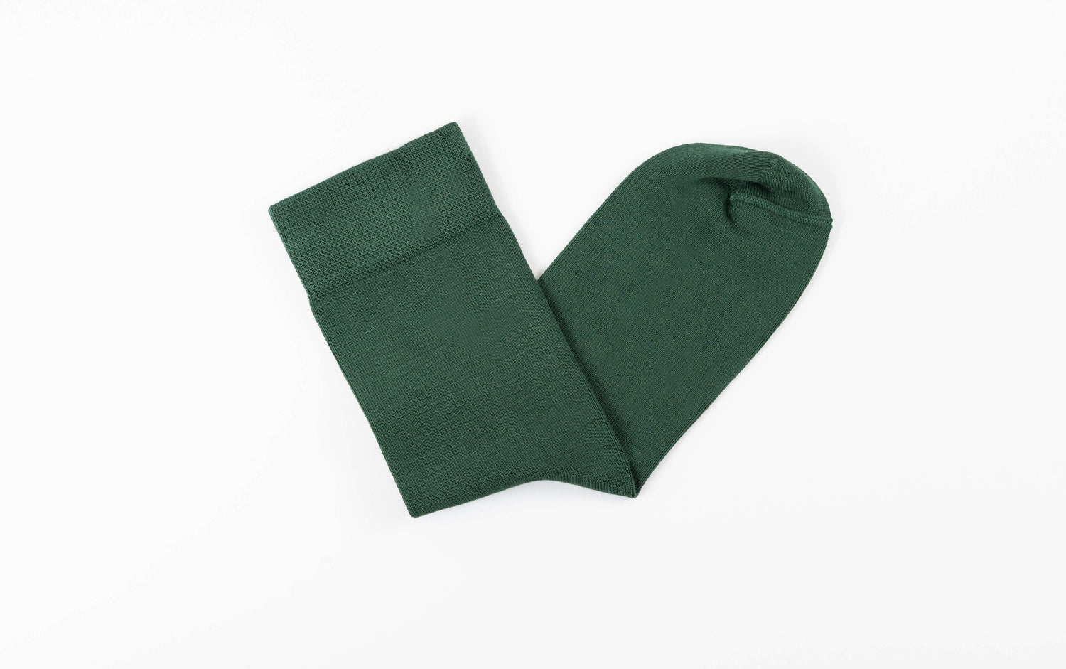 Forest Green Calf Length Bamboo Socks