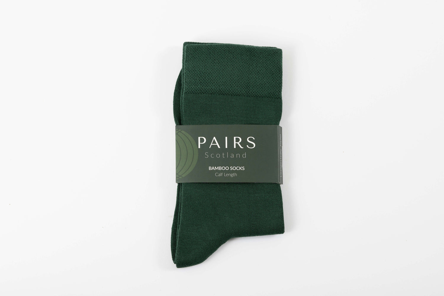 Forest Green Calf Length Bamboo Socks