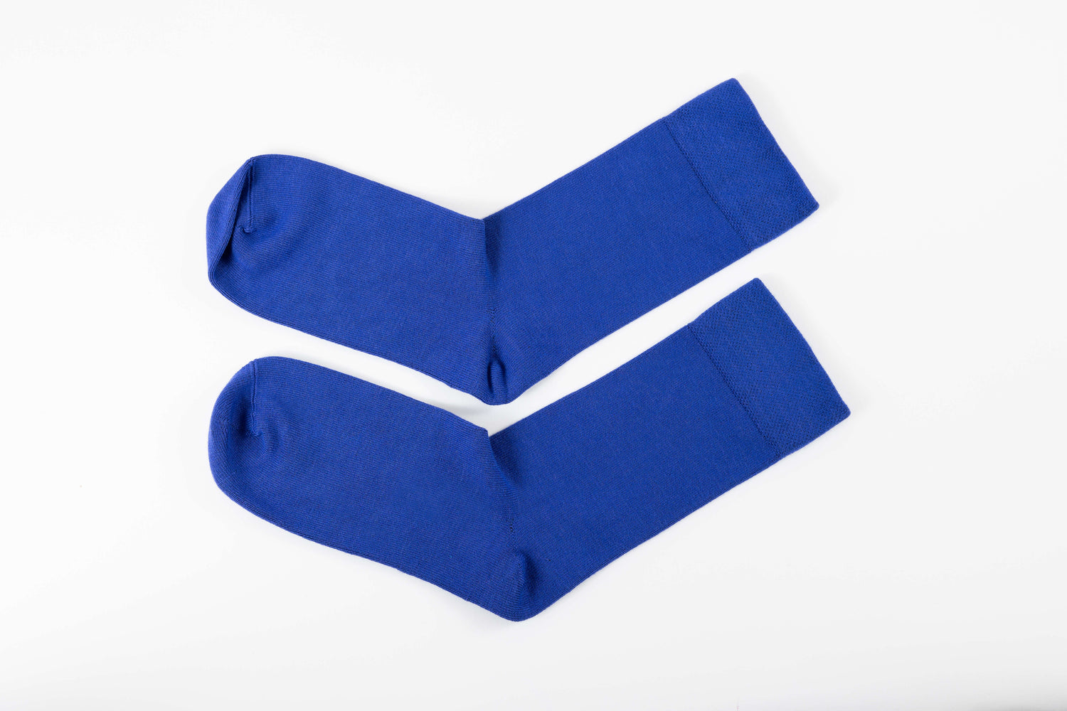 Ultra Marine Blue Calf Length Bamboo Socks