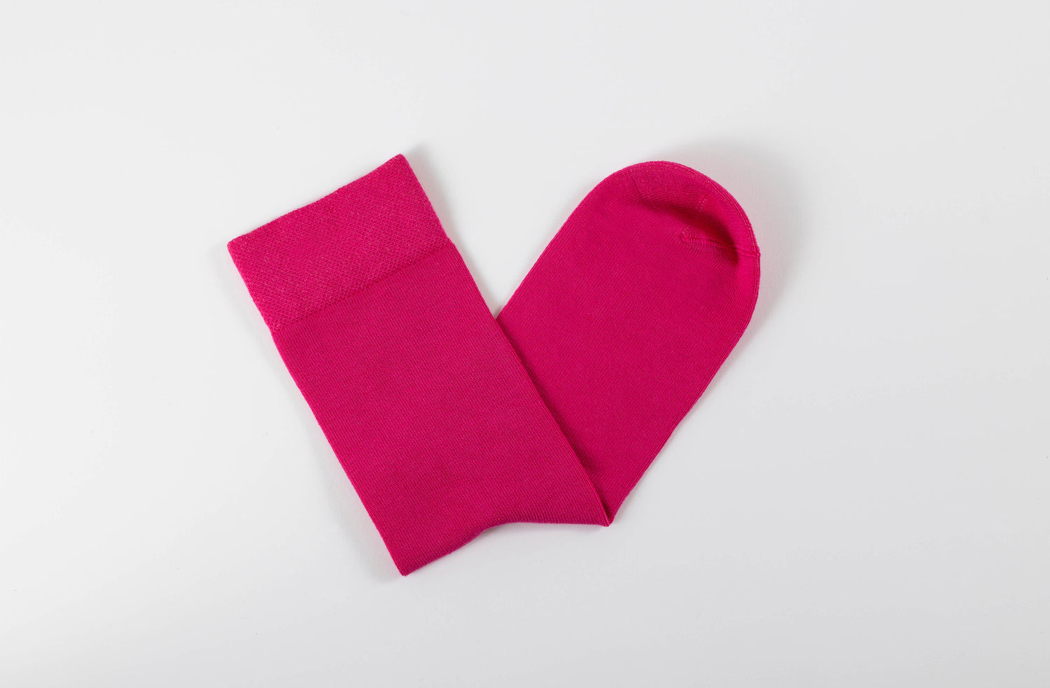 Fuchsia Pink Calf Length Bamboo Socks