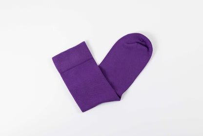 Orchid Calf Length Bamboo Socks